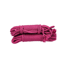 Load image into Gallery viewer, Bamboo Silk Rope, 30 feet, The Dungeon Store, Deep Pink