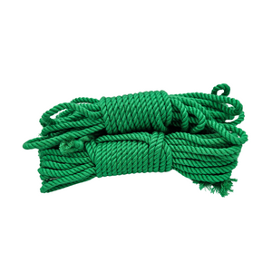 Bamboo Silk Rope, 30 feet, The Dungeon Store, Green