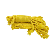Load image into Gallery viewer, Bamboo Silk Rope, 30 feet, The Dungeon Store, Yellow