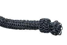Load image into Gallery viewer, The Dungeon Store - Pendragon Stainless Steel Chainmail Wenis Thumper Close UpView