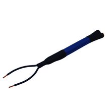 Load image into Gallery viewer, The Dungeon Store- E-Stim Dual Contact Pitchfork full view