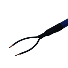 Load image into Gallery viewer, The Dungeon Store- E-Stim Dual Contact Pitchfork close up view