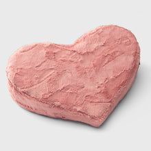 Load image into Gallery viewer, The Dungeon Store - Heart Wedge Pillow - FauxFur Pink