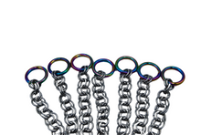 Load image into Gallery viewer, The Dungeon Store - Pendragon Rainbow Ring Chainmail flogger Rings
