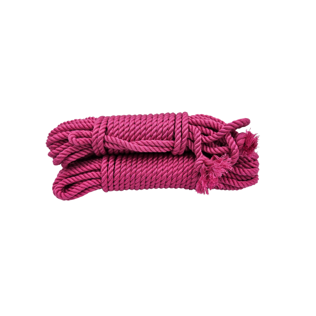 Bamboo Silk Rope, 30 feet, The Dungeon Store, Deep Pink