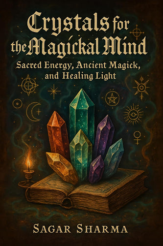 The Dungeon Store - Book Cover -Crystals for the Magickal Mind: Sacred Energy, Ancient Magick, and Healing Light by Sagar Sharma
