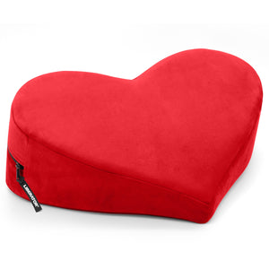 The Dungeon Store - Heart Wedge Pillow - Micro Velvet Red
