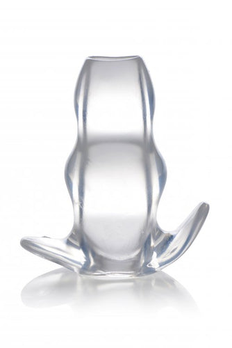 The Dungeon Store Large Clear Hollow Anal Plug