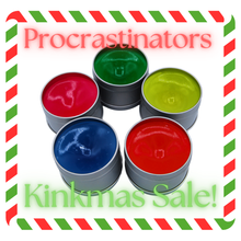 Load image into Gallery viewer, Black Friday/Cyber Monday/Small Buisness Saturday Procrastinators Kinkmas Sale  The Dungeon Store Single Flameless Wax All 5 colors