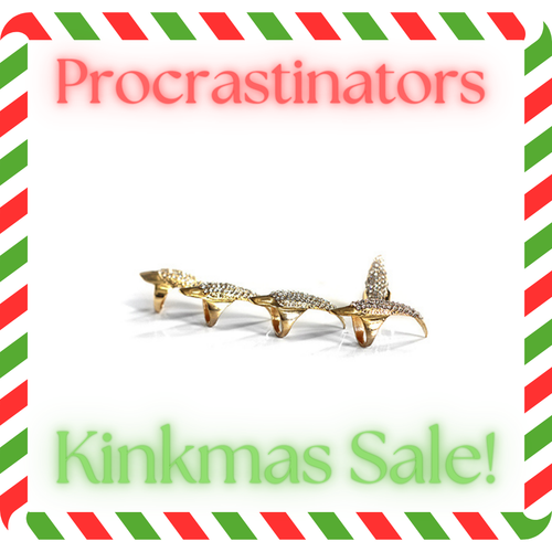 Procrastinators Kinkmas Sale - The Dungeon Store - Gold Cat Claws