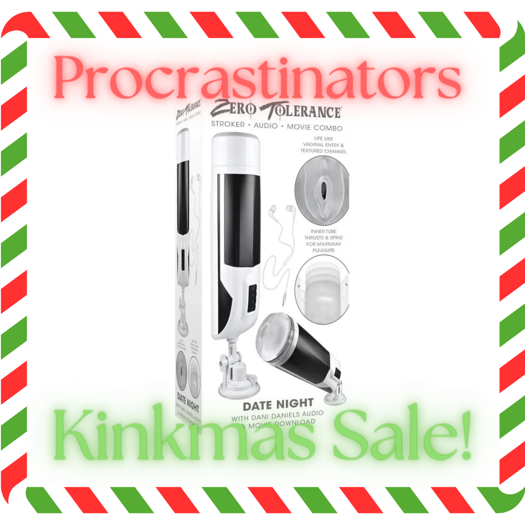 Procrastinators Kinkmas Sale -The Dungeon Store - Zero Tolerance Stroker Audio/Movie Combo - Dani Daniels