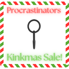 Load image into Gallery viewer, Procrastinators Kinkmas Sale - Dungeon Store Silicone Penis Plug with Glans 