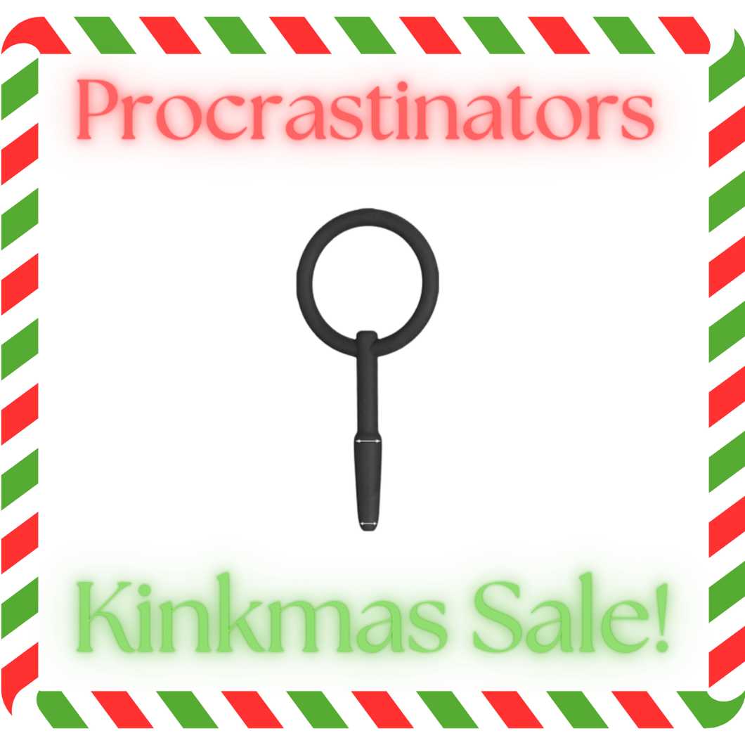 Procrastinators Kinkmas Sale - Dungeon Store Silicone Penis Plug with Glans 