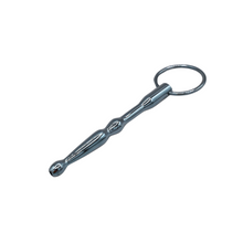Load image into Gallery viewer, The Dungeon Store - Penis Plug - Stainless Steel -Long Torpedo with Glans Ring