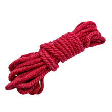 Load image into Gallery viewer, The Dungeon Store - Hemp Rope - Red