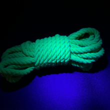 Load image into Gallery viewer, The Dungeon Store - Black Light Conductive Rope - Neon Green-Blacklight reactive