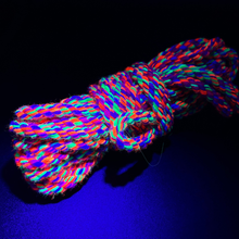 Load image into Gallery viewer, The Dungeon Store - Black Light Conductive Rope - Neon Multi Color-Blacklight reactive