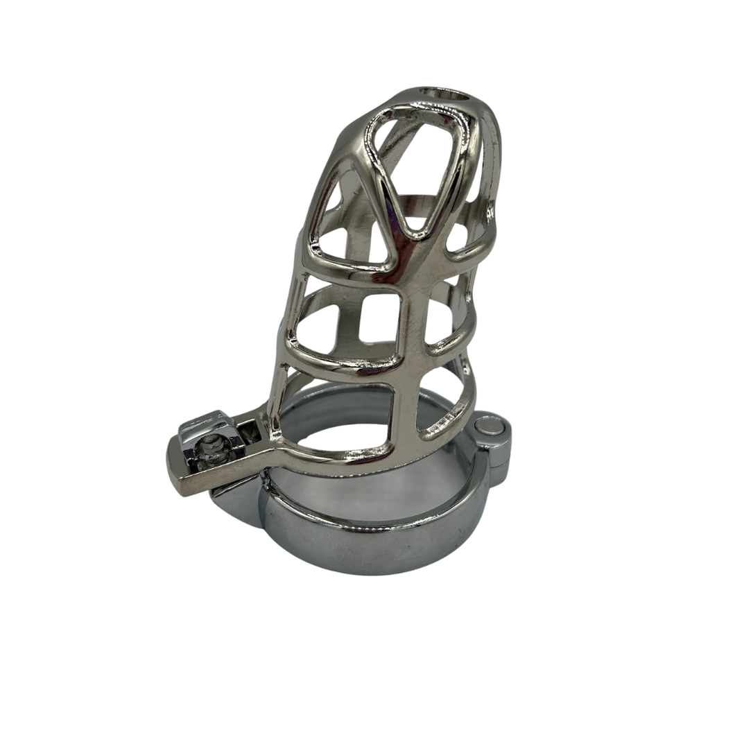 Cock Cage Stainless Steel Cell Cage The Dungeon Store