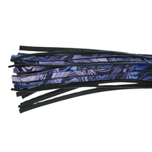 Load image into Gallery viewer, The Dungeon Store- Purple Haze Mat flogger just falls view