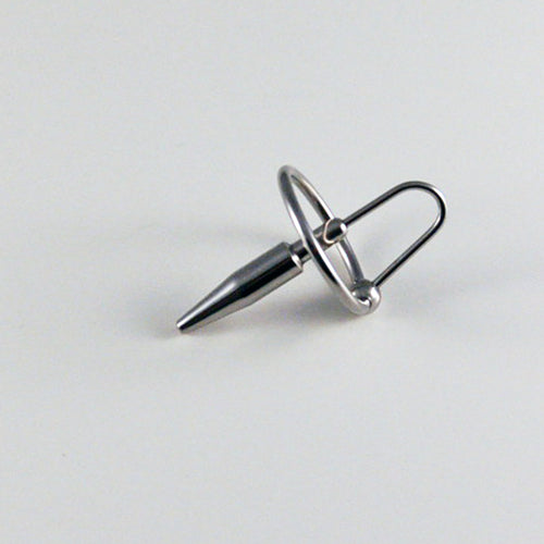 Dungeon Store Stainless Steel Penis Plug with Glans Ring