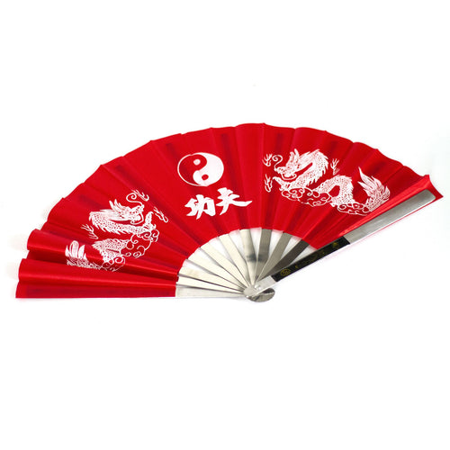 The Dungeon Store Fighting Fan Red