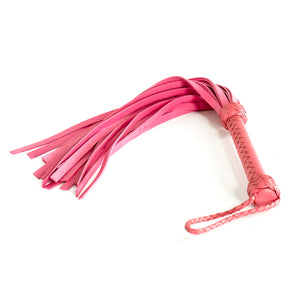 The Dungeon Store Leather and Neoprene Flogger Pink