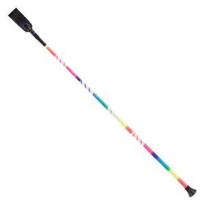 The Dungeon Store - 26" Leather Rainbow Riding Crop