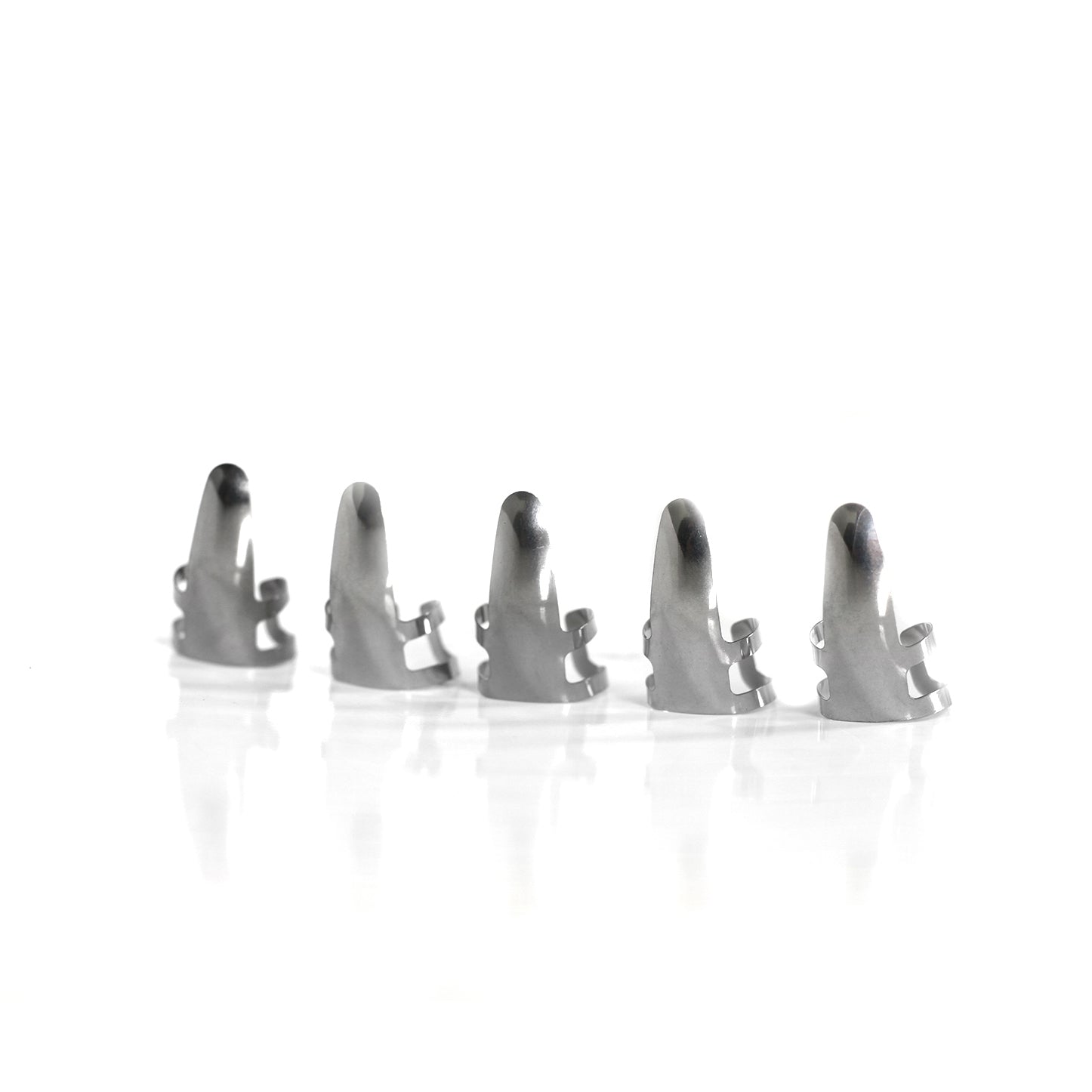 Silver Talons (Set of 5)