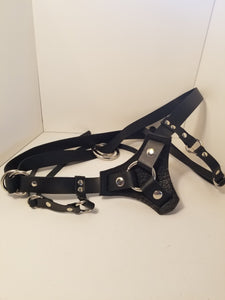 Leather Strap On Harness